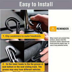4 Layer Car Net Pocket Handbag Holder & Dog Net Barrier
