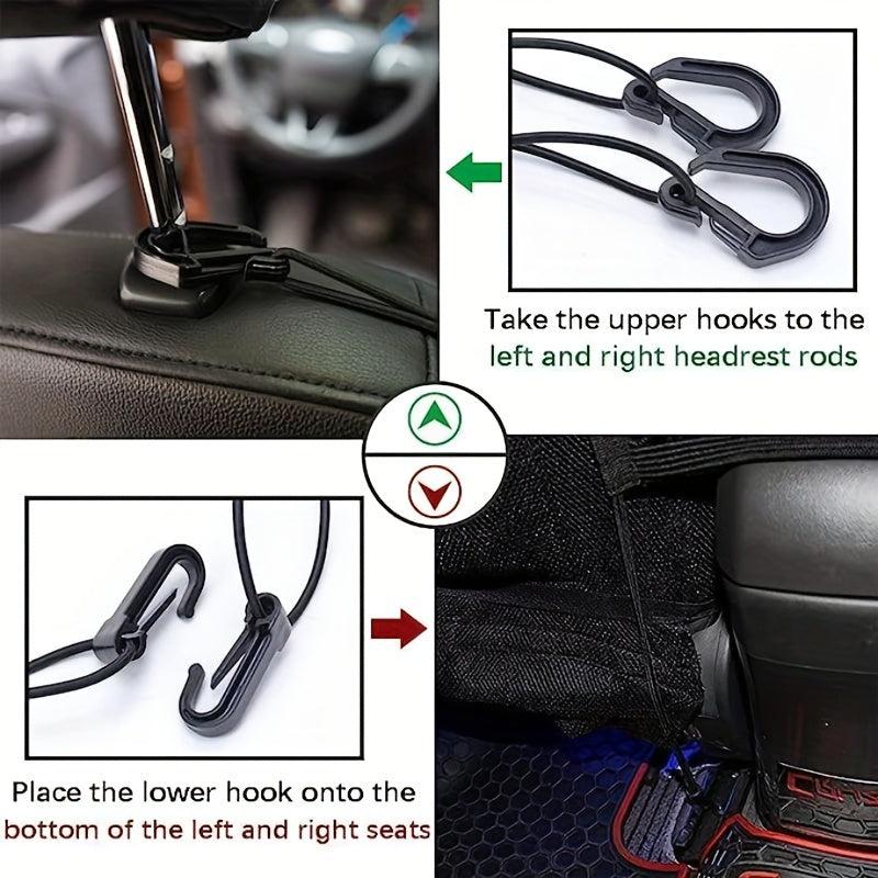 4 Layer Car Net Pocket Handbag Holder & Dog Net Barrier