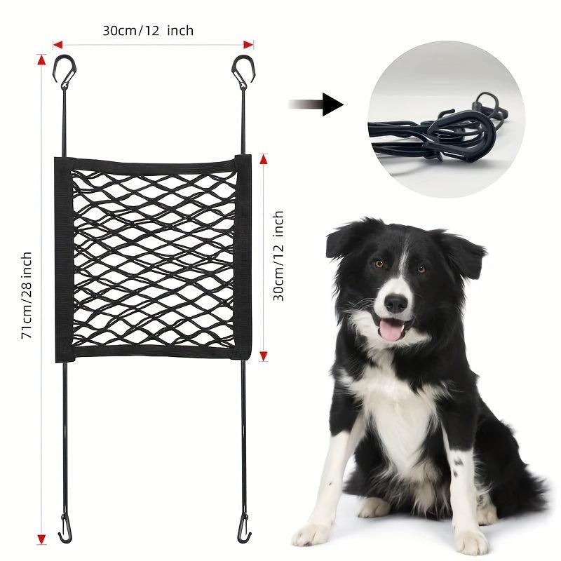 4 Layer Car Net Pocket Handbag Holder & Dog Net Barrier