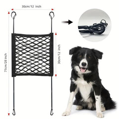 4 Layer Car Net Pocket Handbag Holder & Dog Net Barrier