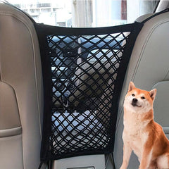 4 Layer Car Net Pocket Handbag Holder & Dog Net Barrier
