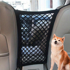4 Layer Car Net Pocket Handbag Holder & Dog Net Barrier