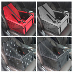 Dog Cat Safety Seat Bag Portable Car Booster Seat