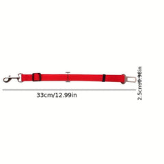 1pc Car Seat Belt Retractable Leash Pet Vehicle Safety Belt