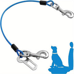 Dog Car Harness Chew-Proof Safety Seat Belt for Small & Medium Dogs