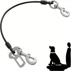 Dog Car Harness Chew-Proof Safety Seat Belt for Small & Medium Dogs