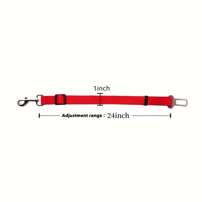 Adjustable Pet Car Seat Belt Leash for Small to Large Dogs