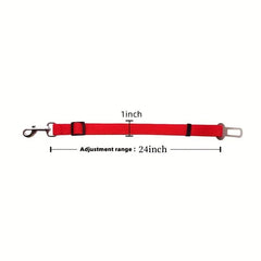 Adjustable Pet Car Seat Belt Leash for Small to Large Dogs