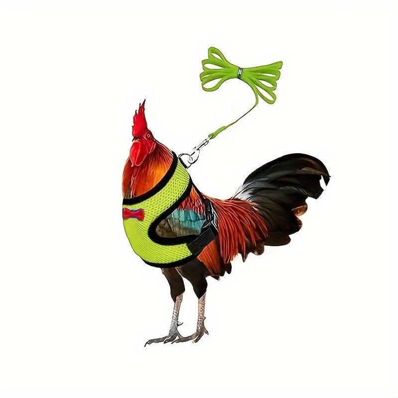 Comfortable Chicken Harness & Leash for Training Ducks, Chickens, Geese