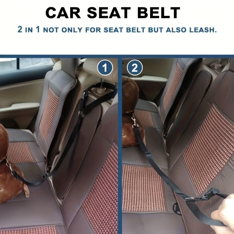 Adjustable 2 in 1 Dog Car Seat Belt for Safety