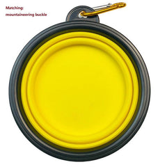 Portable Pet Folding Bowl for Outdoor Activities Convenient Dog Food Utensils
