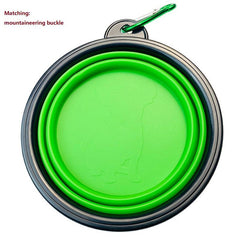 Portable Pet Folding Bowl for Outdoor Activities Convenient Dog Food Utensils