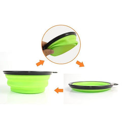 Portable Pet Folding Bowl for Outdoor Activities Convenient Dog Food Utensils