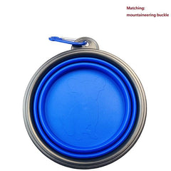 Portable Pet Folding Bowl for Outdoor Activities Convenient Dog Food Utensils