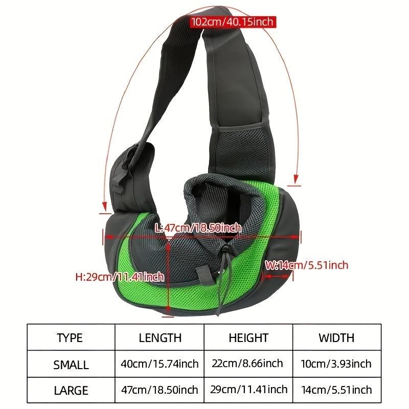 Pet Carrier Bag For Dog & Cat Portable Crossbody Dog Bag