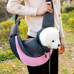 Pet Carrier Bag For Dog & Cat Portable Crossbody Dog Bag