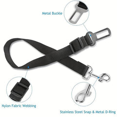 Adjustable Elastic Car Seat Belt for Safe Pet Travel