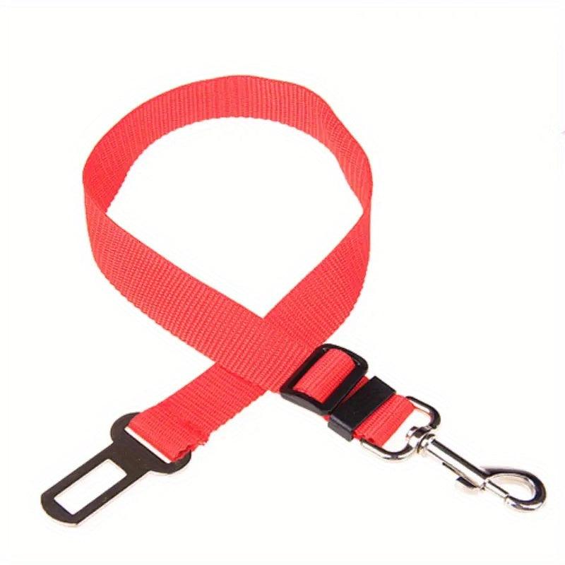 1pc Retractable & Adjustable Pet Seat Belt for Safe Driving