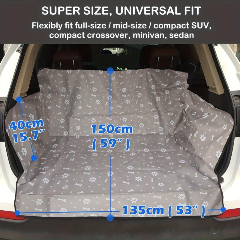 Waterproof Dog Car Seat Cover Trunk Cargo Liner