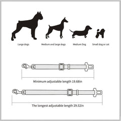 Retractable Pet Car Seat Belt Keep Your Pet Safe While Driving