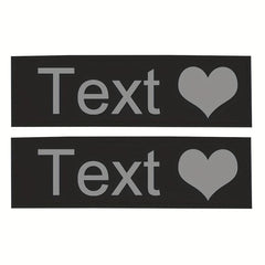 Personalized Reflective Letter Dog Harness Label
