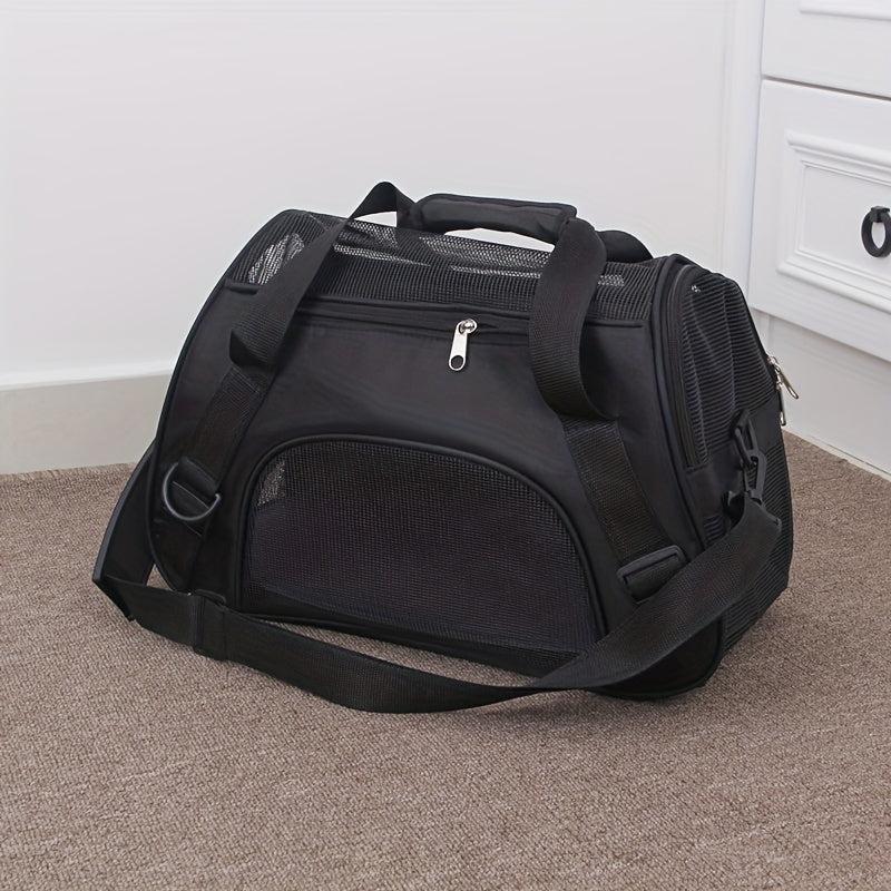 Pet Travel Bag Breathable Outing Bag Cat Carrier Portable Foldable
