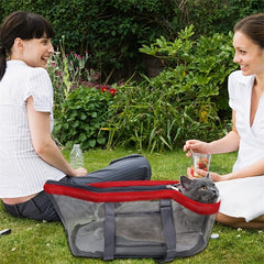 Breathable Pet Portable Mesh Bag for Outgoing Large Dog/Cat, Foldable & Portable