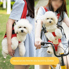 Pet Carrier Backpack Portable Double Shoulder Bag Dog Bag Breathable