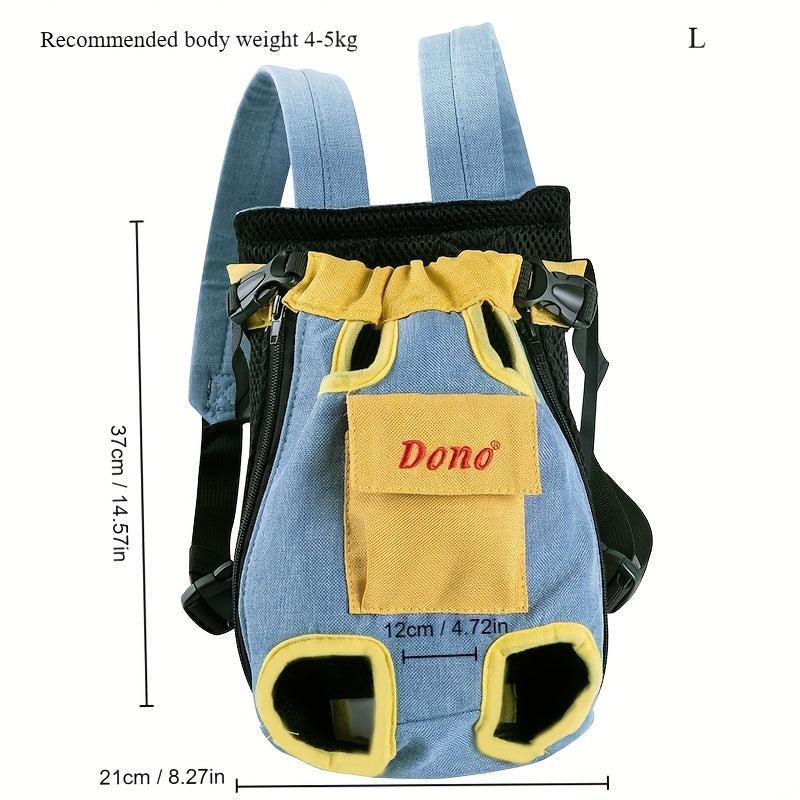 Pet Carrier Backpack Portable Double Shoulder Bag Dog Bag Breathable
