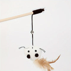 Interactive Cat Teaser Toy with Adorable Hamster Doll