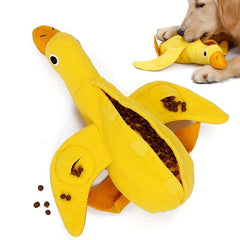 Duck-shaped Dog Toy Snack Dispenser for Slow Feeding