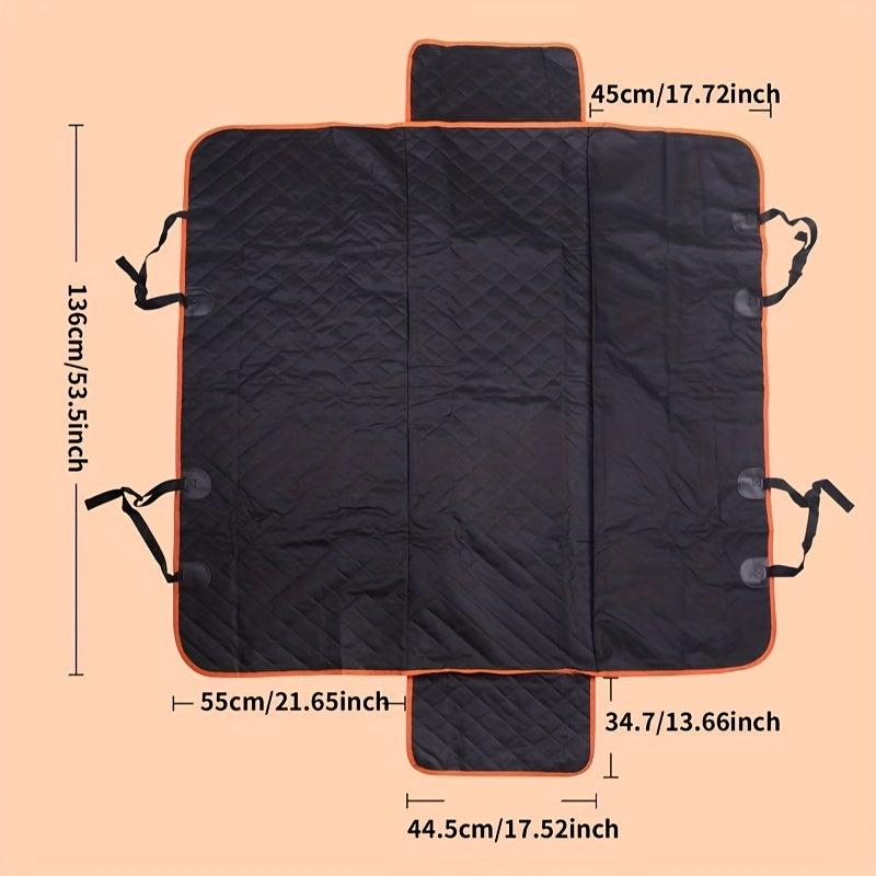 Waterproof Car Pet Seat Mat with Safety Rope