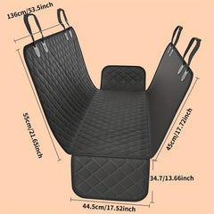 Waterproof Car Pet Seat Mat with Safety Rope