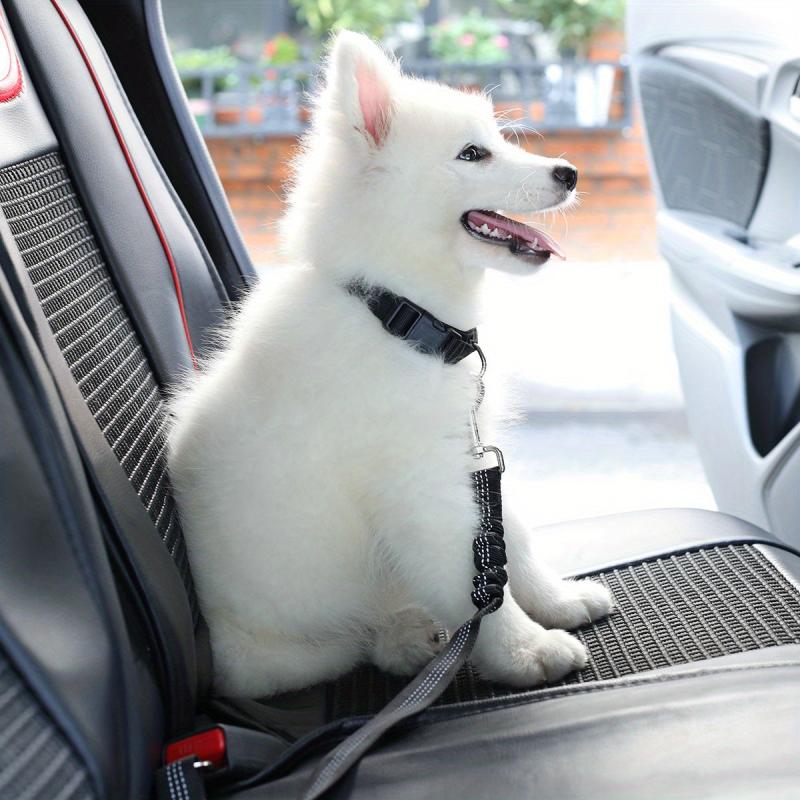 Dog Seat Belt Pet Car Seat Belt Retractable Adjustable Safety Rope