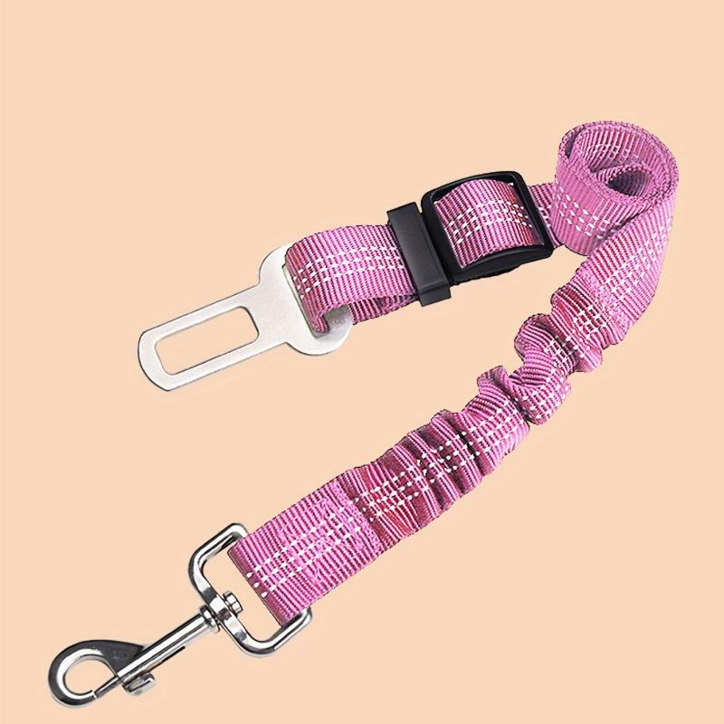 Dog Seat Belt Pet Car Seat Belt Retractable Adjustable Safety Rope