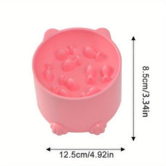 Anti Choking Slow Feeder Bowl for Pets Anxiety Relief
