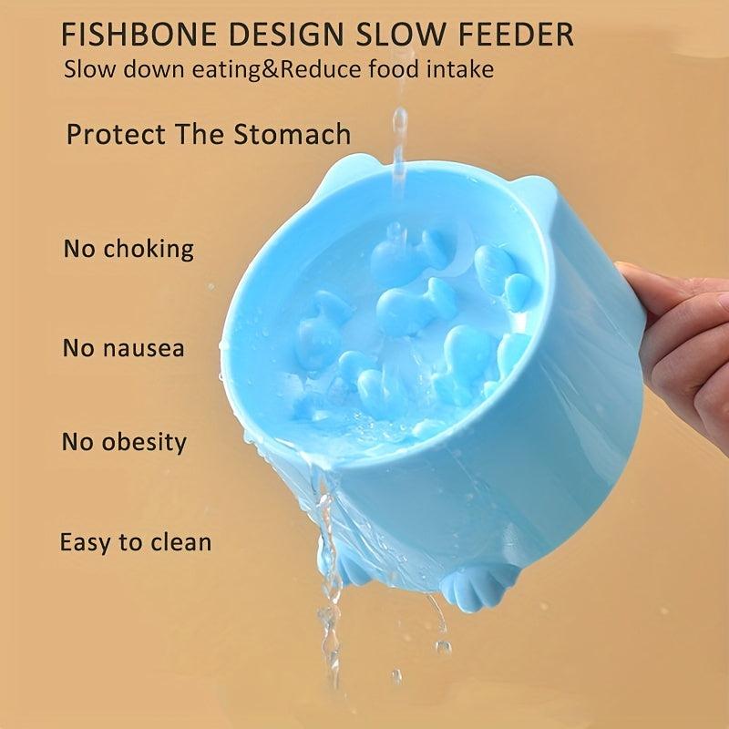 Anti Choking Slow Feeder Bowl for Pets Anxiety Relief