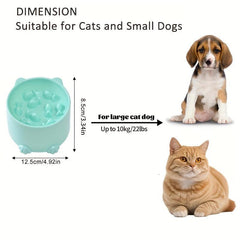 Anti Choking Slow Feeder Bowl for Pets Anxiety Relief