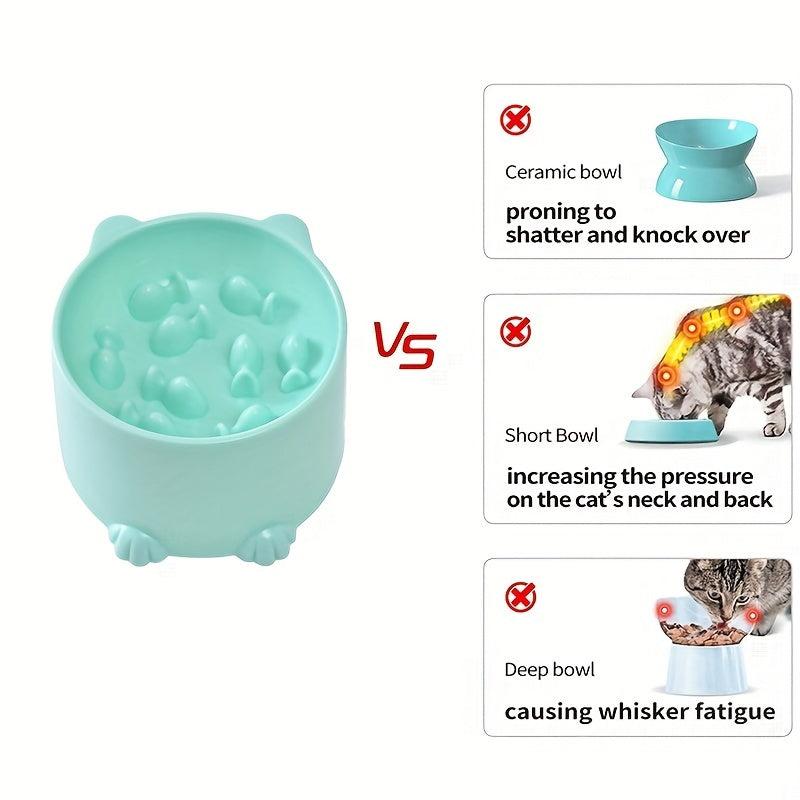 Anti Choking Slow Feeder Bowl for Pets Anxiety Relief