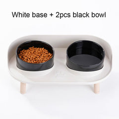 Non Slip Pet Feeding Bowl Double Bowl for Cats and Dogs