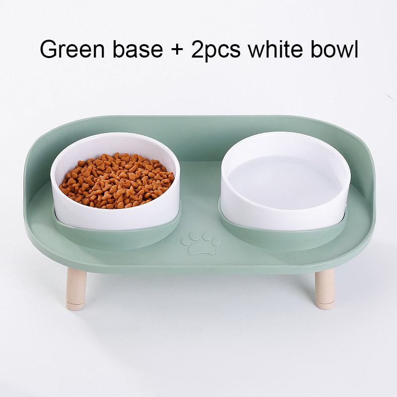 Non Slip Pet Feeding Bowl Double Bowl for Cats and Dogs