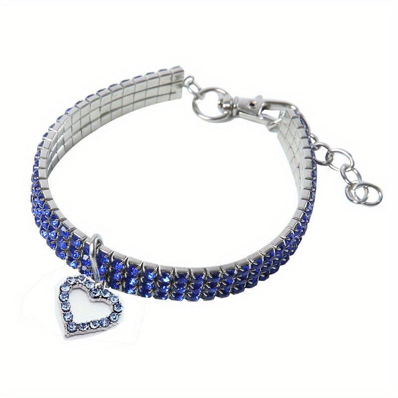 Sparkling Heart Pet Necklace - Perfect Accessory for Furry Friends