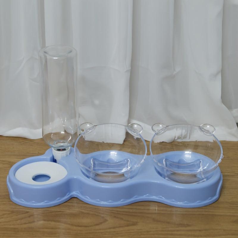 Automatic Food & Water Dispenser Pet Double Bowl Feeder