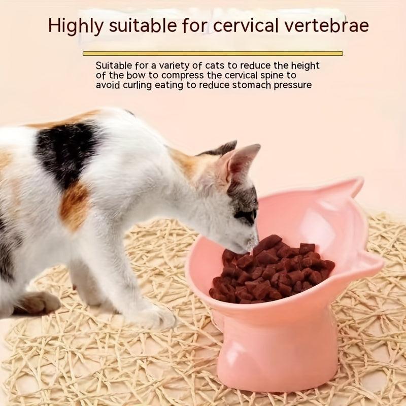 Cat Shaped Pet Bowl for Happy Pets