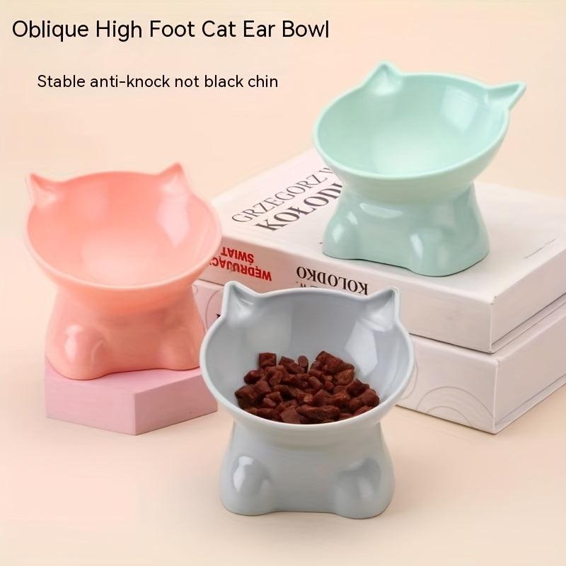 Cat Shaped Pet Bowl for Happy Pets