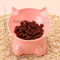 Cat Shaped Pet Bowl for Happy Pets