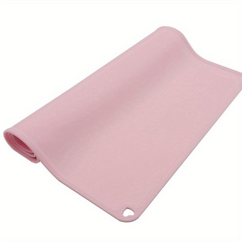 Waterproof Cat Feeding Mat Raised Edge No Spill Non slip Pet Bowl Mat