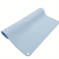 Waterproof Cat Feeding Mat Raised Edge No Spill Non slip Pet Bowl Mat
