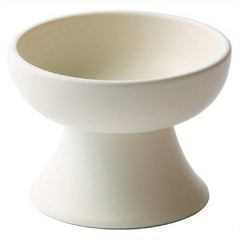 Elevated Ceramic Cat Bowl Inclined Food Water Neck Protection Indoor Cats