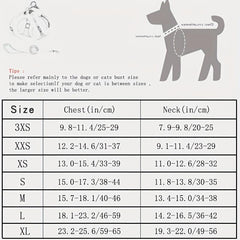 Winter Warm Dog Harness With Leash Set